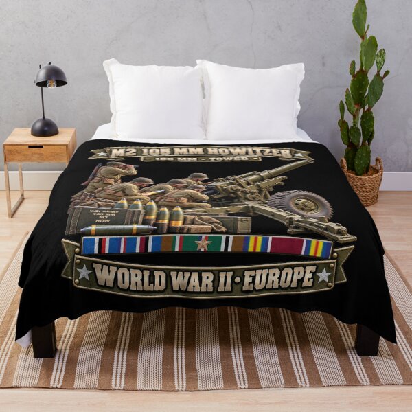 Item preview, M2 105mm, Howitzer, Towed Artillery - World War II SVC - Without Background - 3D - Enhanced designed and sold by Military Insignia Products.