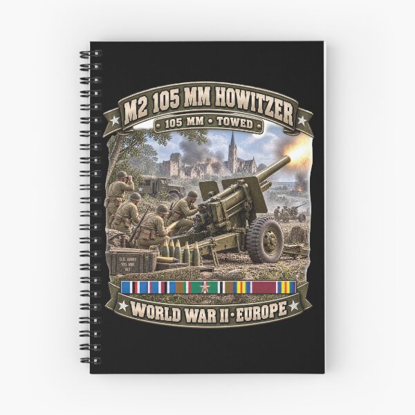 Item preview, M2 105mm, Howitzer, Towed Artillery - World War II SVC - 3D - Enhanced designed and sold by Military Insignia Products.