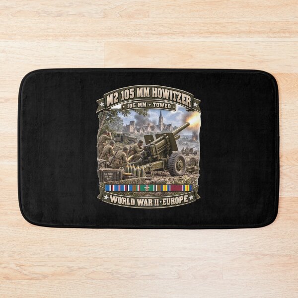 Item preview, M2 105mm, Howitzer, Towed Artillery - World War II SVC - 3D - Enhanced designed and sold by Military Insignia Products.