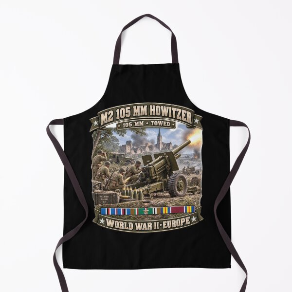 Item preview, M2 105mm, Howitzer, Towed Artillery - World War II SVC - 3D - Enhanced designed and sold by Military Insignia Products.