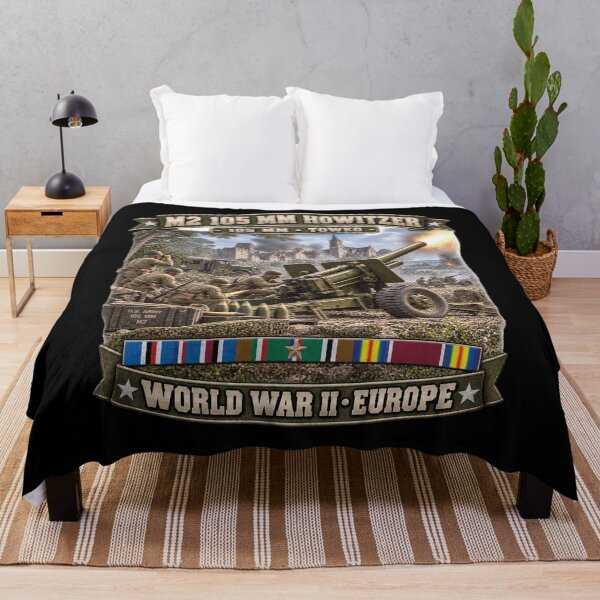 Item preview, M2 105mm, Howitzer, Towed Artillery - World War II SVC - 3D - Enhanced designed and sold by Military Insignia Products.