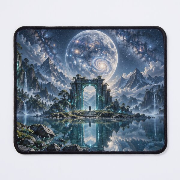 Item preview, Celestial Gateway to an Enchanted Cosmic Realm designed and sold by DreamyWallVibes.