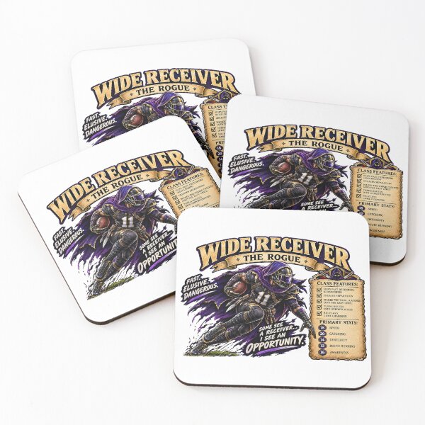 Item preview, Wide Receiver — The Rogue designed and sold by Fantasy Football Company.