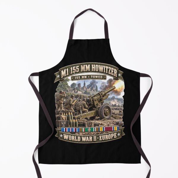 Item preview, M1 155mm, Howitzer, Towed Artillery - World War II SVC - 3D - Enhanced designed and sold by Military Insignia Products.