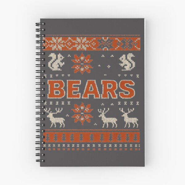 Item preview, Chicago Bears Inspired Merry Christmas Holiday Design designed and sold by Astro Cats Social Club.