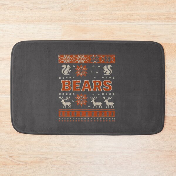 Item preview, Chicago Bears Inspired Merry Christmas Holiday Design designed and sold by Astro Cats Social Club.
