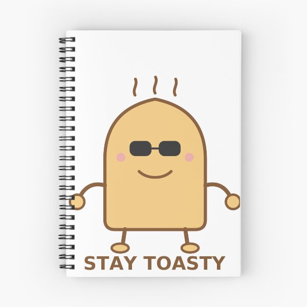 Item preview, Stay Toasty Funny Toast Character designed and sold by Kaivoni.