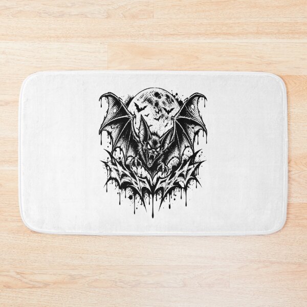 Item preview, Scary Vampire Bat Full Moon Gothic Halloween Horror Graphic designed and sold by shemodas.