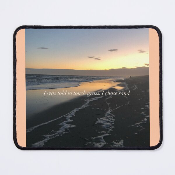 Item preview, Beach vacation sand over grass sticker designed and sold by ryssashay.