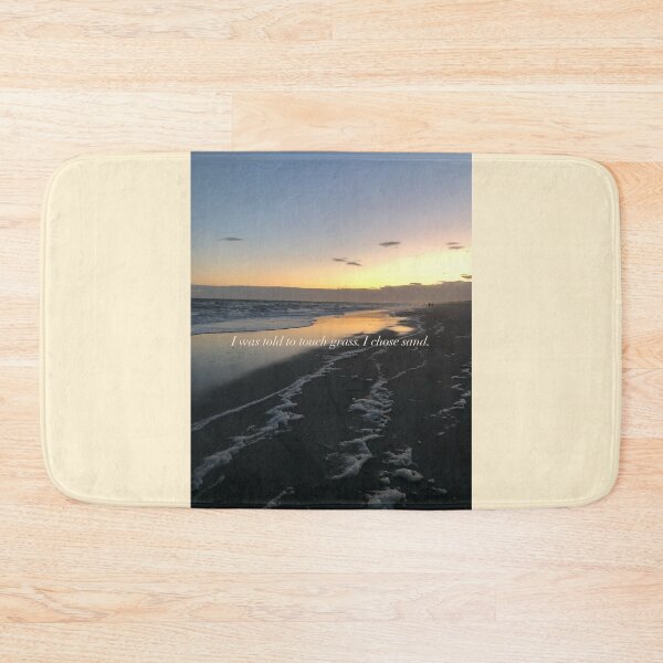 Item preview, Beach vacation sand over grass sticker designed and sold by ryssashay.