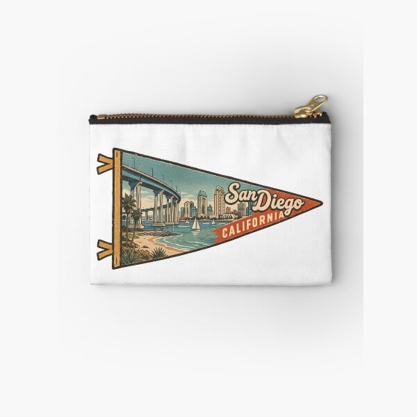 Item preview, San Diego California Vintage Coronado Bridge Retro Travel designed and sold by LittleArij.