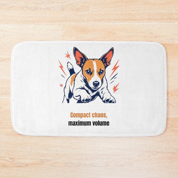 Item preview, Compact Chaos Jack Russell Terrier Big Personality designed and sold by bluesquidink.