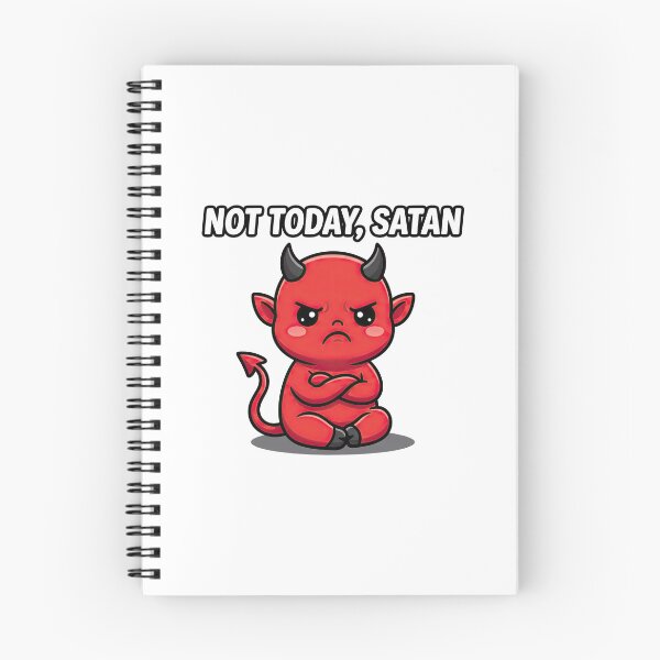 Item preview, Not Today Satan Cute Grumpy Baby Devil designed and sold by VFXguy.
