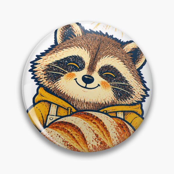 Item preview, Midnight Bakery Raccoon – Fresh Bread Night designed and sold by DLus-shop.