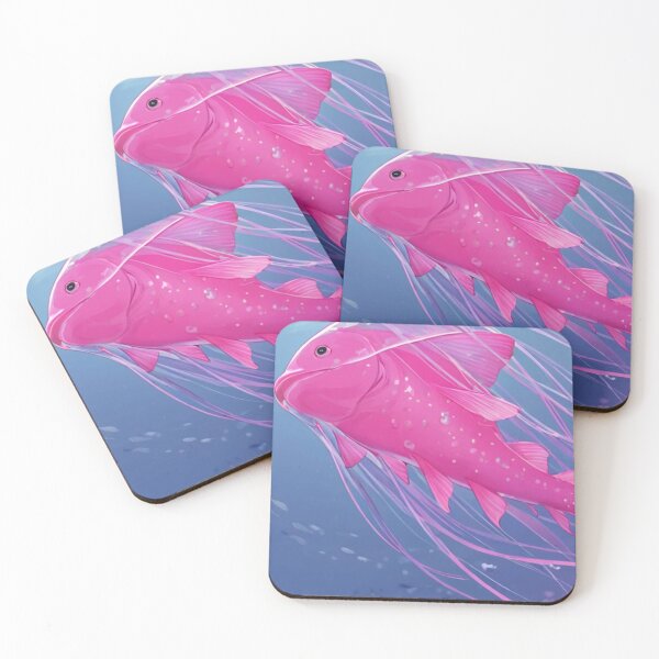 Item preview, Surreal Pink Jellyfish Fish Hybrid Fantasy Ocean Artwork designed and sold by BLUESKY11a.
