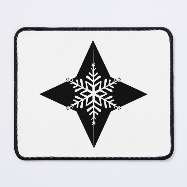 Item preview, black transparent star snowflake designed and sold by YoskeStudio.