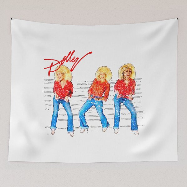 Item preview, Dolly Parton Singer Vintage 80s Art  designed and sold by gotoworkea.