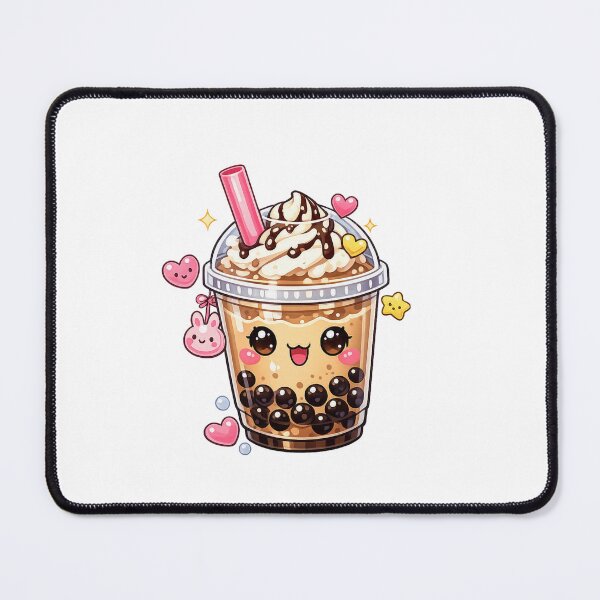 Item preview, Kawaii Bubble Tea Cup Pastel Art designed and sold by Sommium .