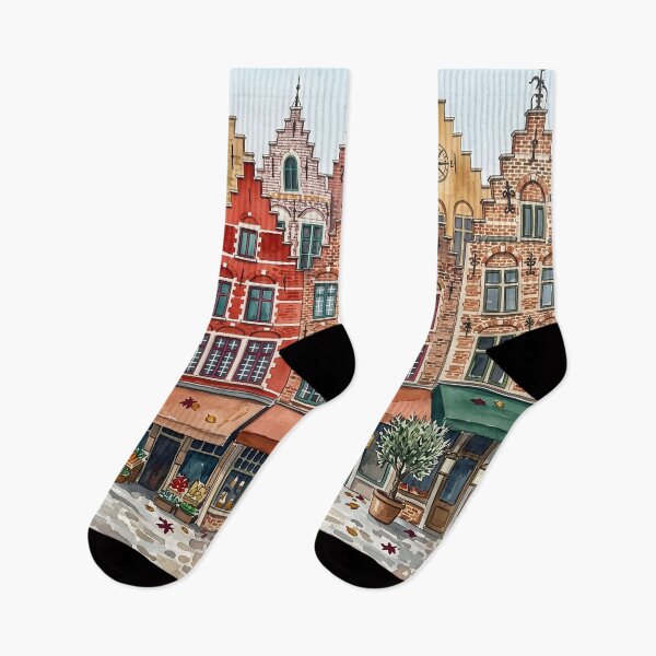 Item preview, Bruges Belgium Vintage Travel designed and sold by POSTERIOCREW.