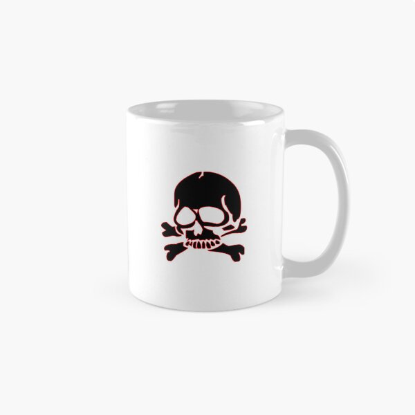 Item preview, Goth skull Crossbones Red Outline designed and sold by gothicmarry.