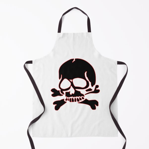 Item preview, Goth skull Crossbones Red Outline designed and sold by gothicmarry.