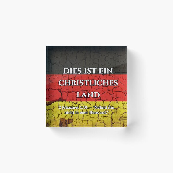 Item preview, DIES IST EIN CHRISTLICHES LAND  designed and sold by TheHopeClinic.