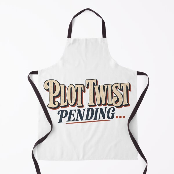 Item preview, Plot Twist Pending – Funny Minimal Writer Typography designed and sold by Golden Era Studio.