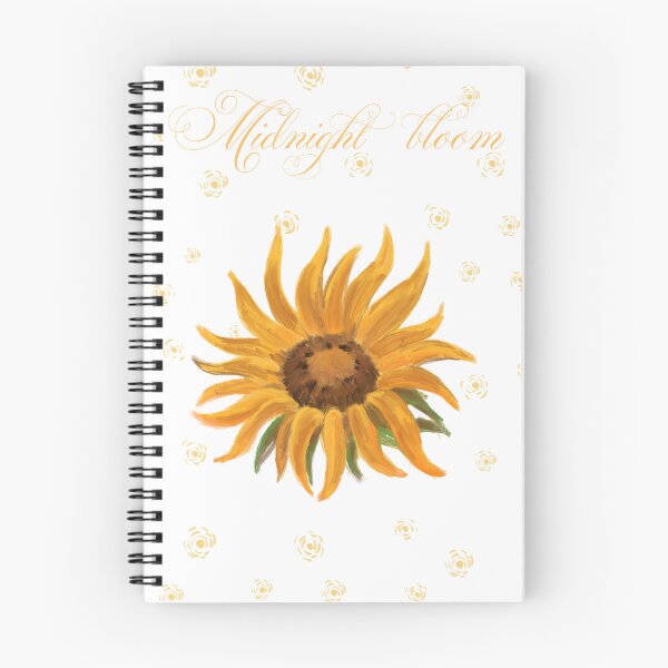 Item preview, Sunflower Midnight bloom floral Aesthetic Minimal Design designed and sold by Kreative-Hub.