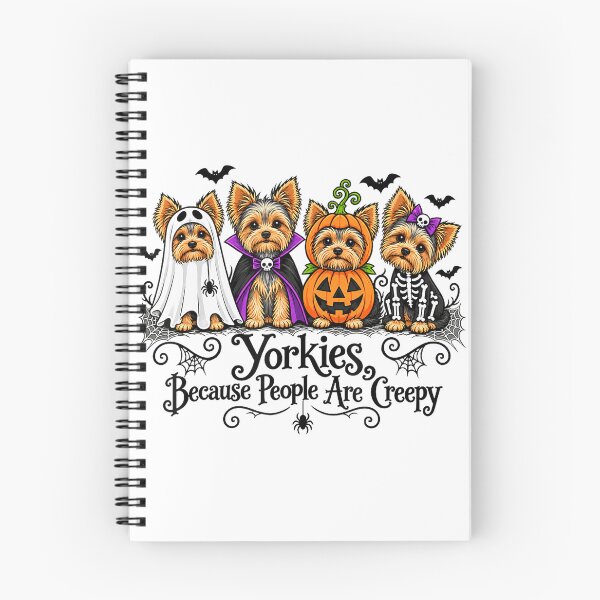 Item preview, Yorkies Because People Are Creepy Halloween Dogs designed and sold by NoeValdric.