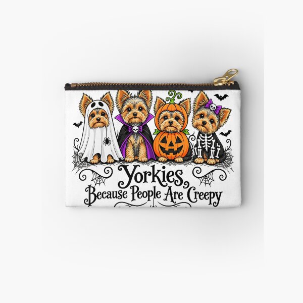 Item preview, Yorkies Because People Are Creepy Halloween Dogs designed and sold by NoeValdric.