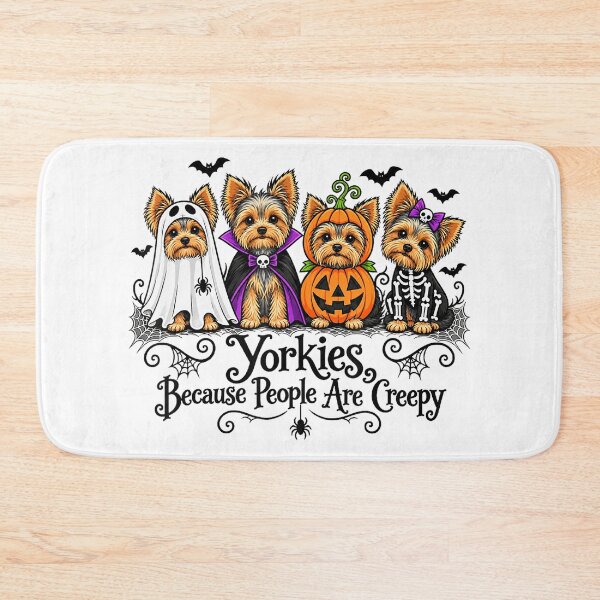 Item preview, Yorkies Because People Are Creepy Halloween Dogs designed and sold by NoeValdric.