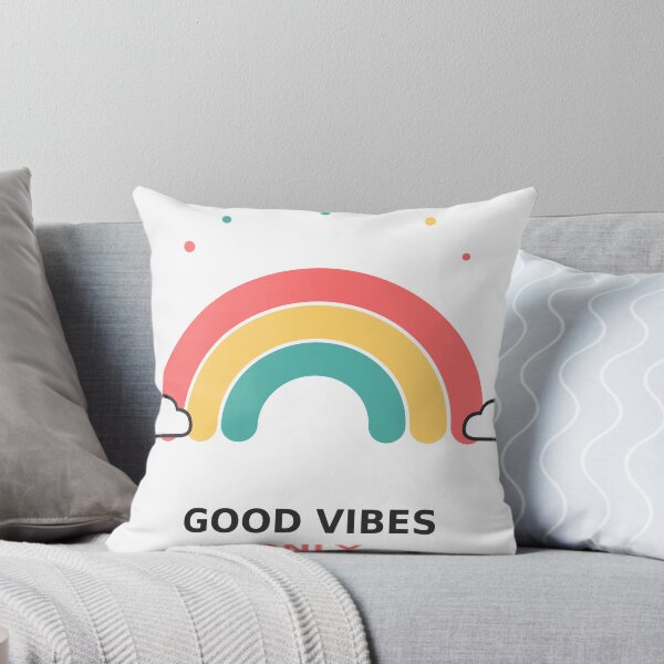 Item preview, Good Vibes Only Rainbow Design designed and sold by Kaivoni.