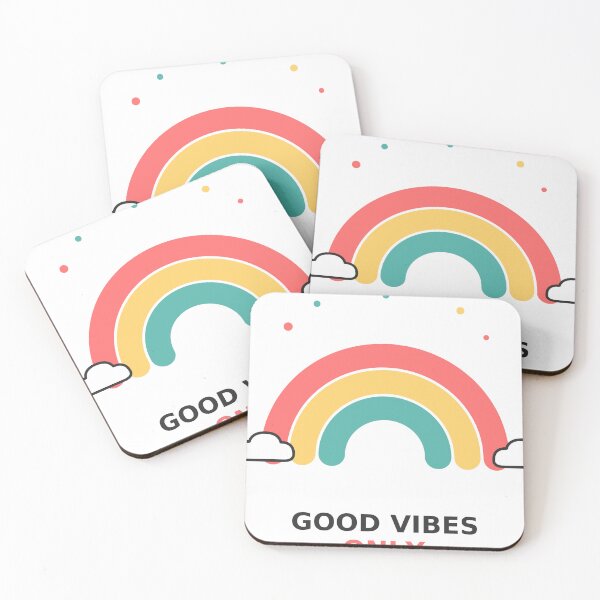 Item preview, Good Vibes Only Rainbow Design designed and sold by Kaivoni.