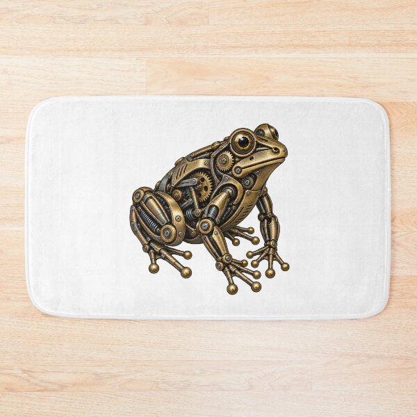 Item preview, Mechanical Frog Steampunk Brass Gear Illustration designed and sold by Artmares.