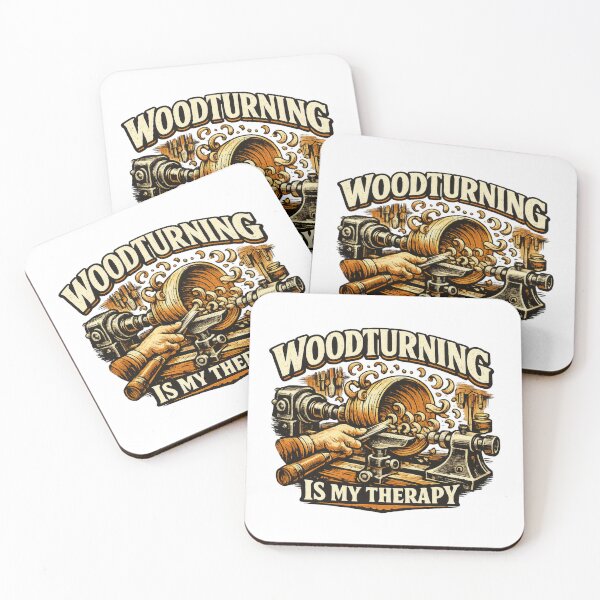 Item preview, Woodturning Is My Therapy Woodworker Gift designed and sold by AleksKos.
