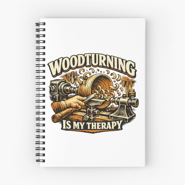 Item preview, Woodturning Is My Therapy Woodworker Gift designed and sold by AleksKos.