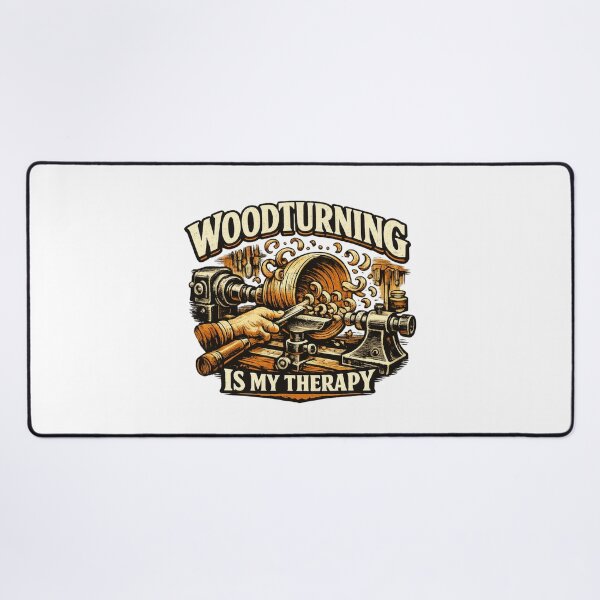 Item preview, Woodturning Is My Therapy Woodworker Gift designed and sold by AleksKos.