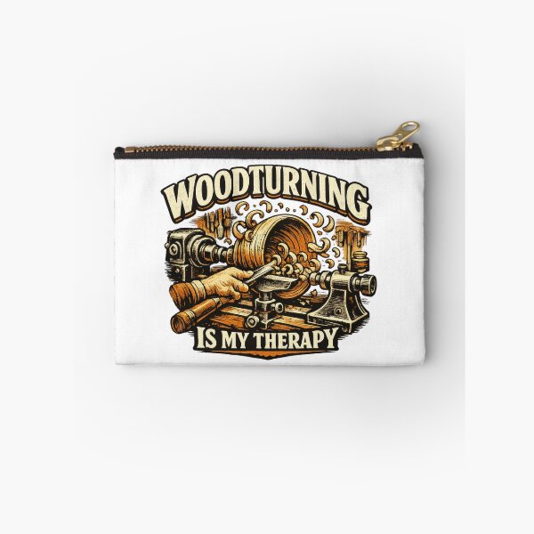 Item preview, Woodturning Is My Therapy Woodworker Gift designed and sold by AleksKos.