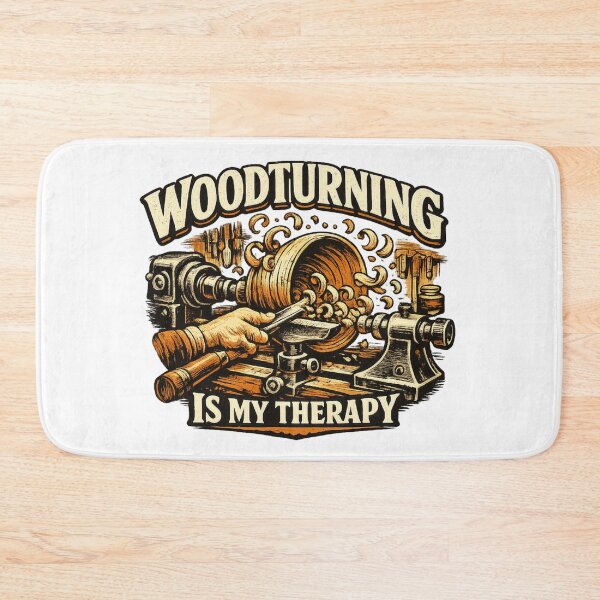 Item preview, Woodturning Is My Therapy Woodworker Gift designed and sold by AleksKos.