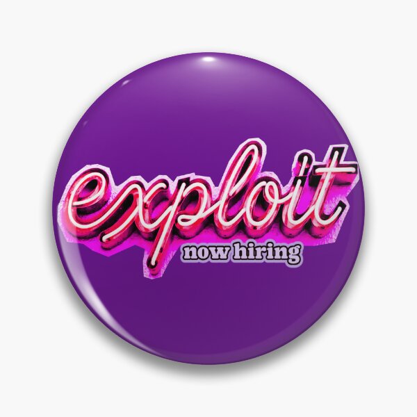 Item preview, Exploit Now Hiring Neon Sign designed and sold by weirdove.