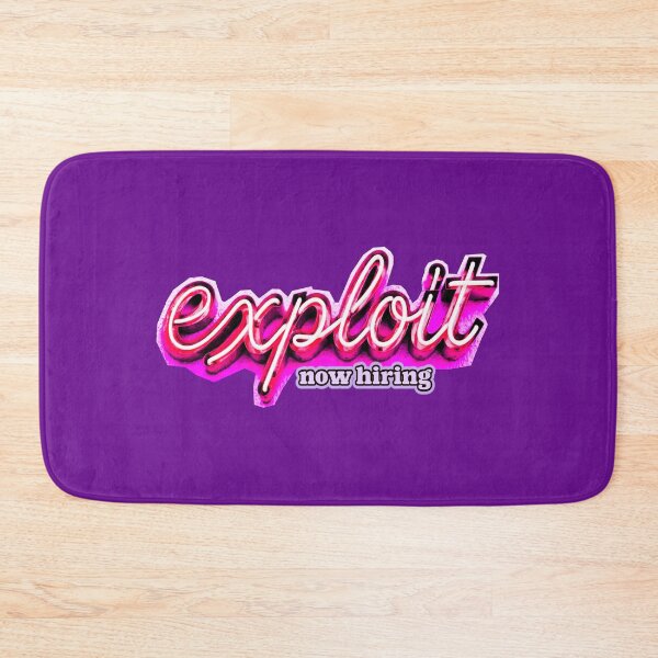 Item preview, Exploit Now Hiring Neon Sign designed and sold by weirdove.