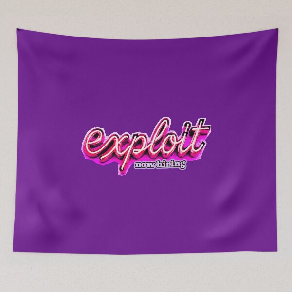 Item preview, Exploit Now Hiring Neon Sign designed and sold by weirdove.