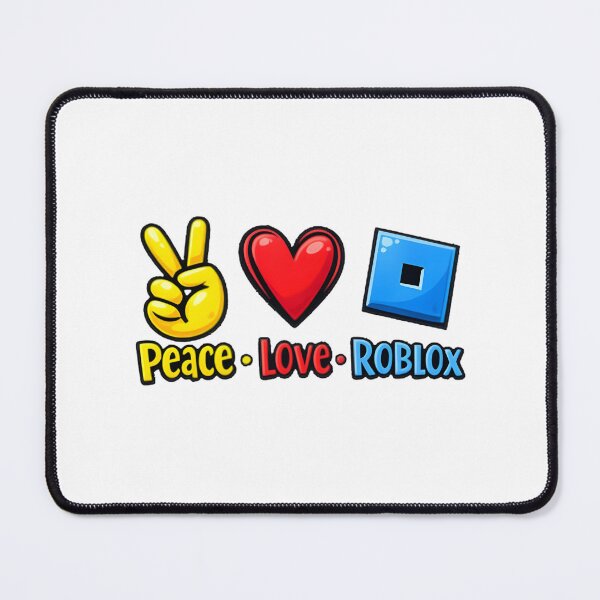 Item preview, Peace and Love Inspired Roblox Gaming Design for Fans designed and sold by MissRiahGames.