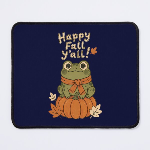 Item preview, Happy Fall Yall, Cute Frog designed and sold by andromeda-redd.