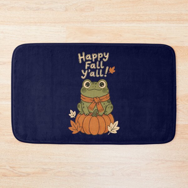 Item preview, Happy Fall Yall, Cute Frog designed and sold by andromeda-redd.