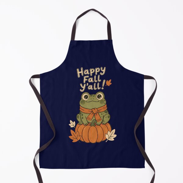 Item preview, Happy Fall Yall, Cute Frog designed and sold by andromeda-redd.