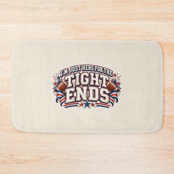 Item preview, I’m Just Here for the Tight Ends – Funny Football Girl designed and sold by SnugbugStudios.