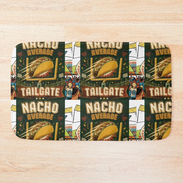 Item preview, Nacho Average Tailgate Funny Football Taco Tee designed and sold by ZestlyStore94.