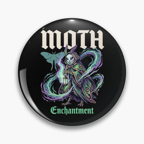 Item preview,  Luna Moth Witch Mystical Insect Cottagecore Gothic Art designed and sold by Ada’s Mystic Atelier .
