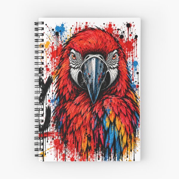 Item preview, Colorful Macaw Parrot – Vibrant Tropical Bird Splash Art designed and sold by SidneiSampaioStudio.